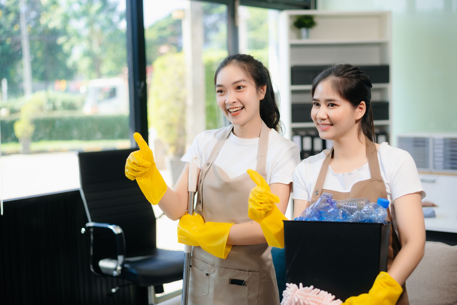 Enhance your office space with professional cleaning services. Spotless desks, hygiene,
